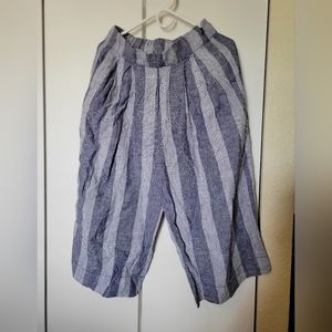 GAP Wide pants, elastic waist size 4